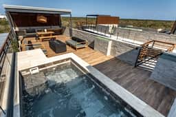 Luxe 3BR Cenote Penthouse w. 2 Private Pools & BBQ