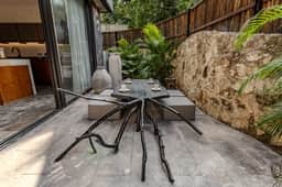 Lux 2BR Jungle Stay | Private Pool | 3min to Beach