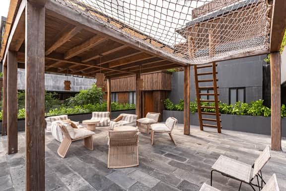 Lux 2BR Jungle Stay | Private Pool | 3min to Beach