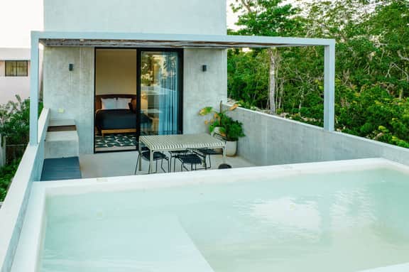 3BR Tulum Villa w/ 2 Private Pools + Rooftop Suite