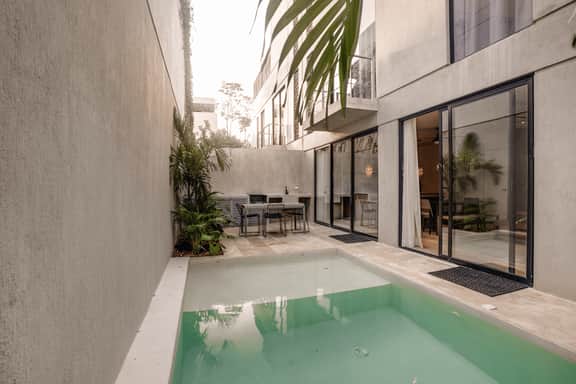 3BR Tulum Villa w/ 2 Private Pools + Rooftop Suite