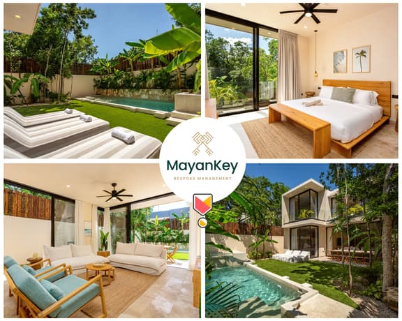 Luxe 5BR Villa Azulis | Pools | Bikes | Aldea Zama