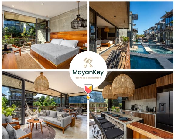 Luxe 2BR Jungle Oasis l Longterm l Tulum
