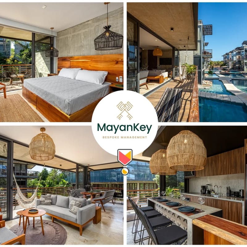 Luxe 2BR Jungle Oasis l Longterm l Tulum