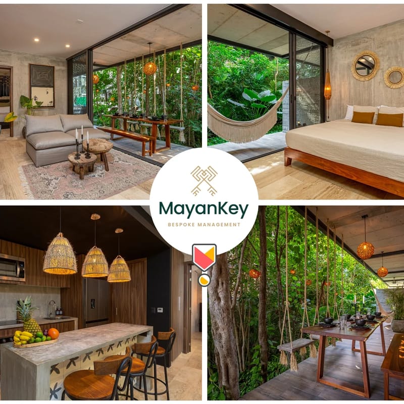 Luxe 2 BR King Suite | Gym | Coworking | Cenote